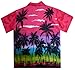 V.H.O. Funky Hawaiian Shirt, Shortsleeve, Beach, Pink, S