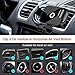 Zoxkoy Car Phone Mount Holder: Car Phone Holder with Sturdy Vent Clip Compatible Universal Cellphone iPhone Samsung Galaxy