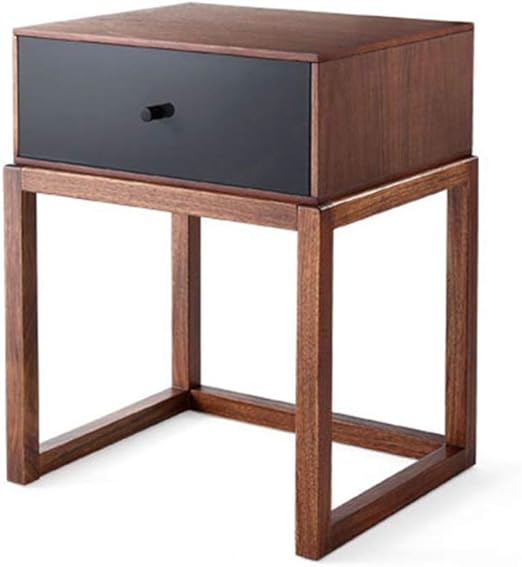 Amazon Com Hanshan Side Table Corner Table Living Room Sofa Side Cabinet With Drawer Home Bedroom Small Square Table 16 18 24 Inch Kitchen Dining