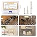 VIGRUE Drywall Anchors Plastic Self Drilling Hollow Wall Anchors with Tapping Screws Assortment Kit (120 PCS)(13×42mm)