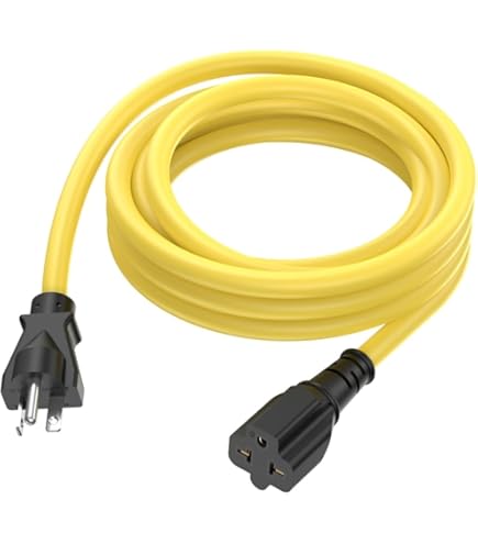Amazon.com: 15-Ft Nema 6-20P Extension Cord 20-Amp 250 Volt Nema 6