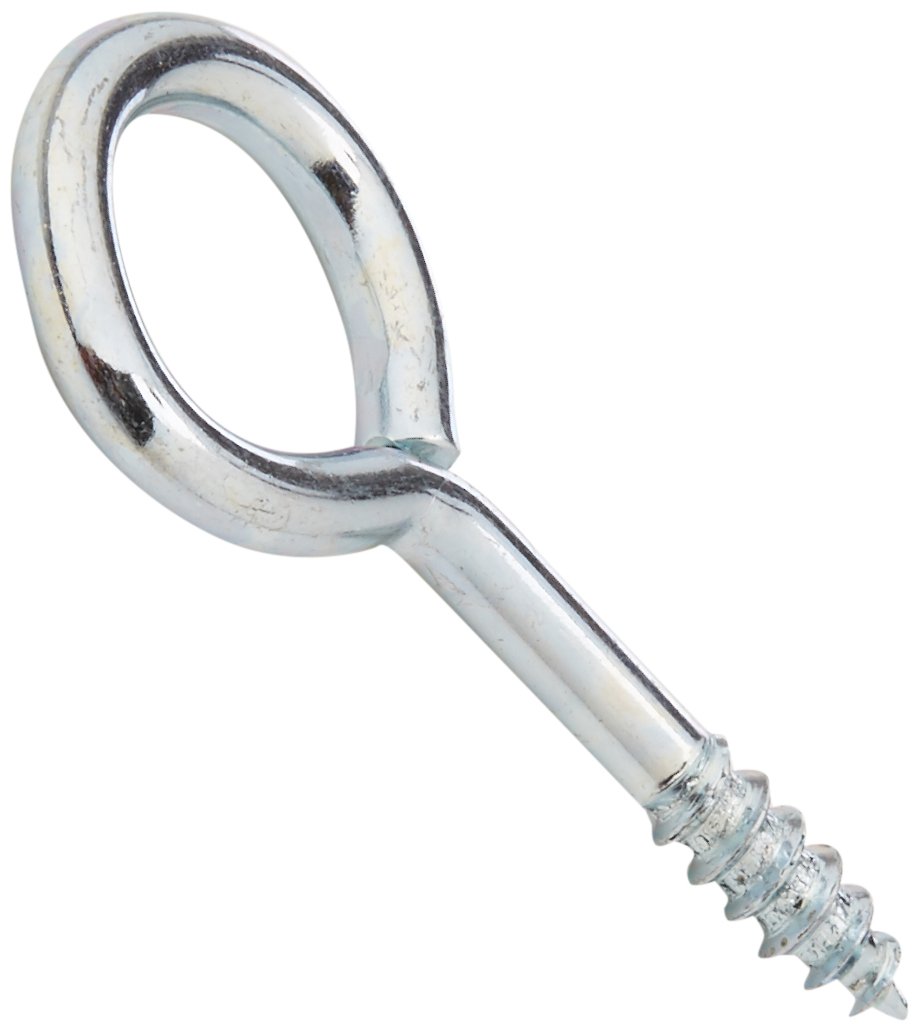 TIMCO Screw Eyes - Zinc - 55mm - A medium duty versatile solution for either hanging or attaching items to timber or masonry with the use of a plug.