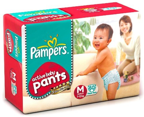 pampers active baby diapers medium