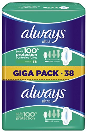always Ultra Normal Bandage with Wings Gigapack 38
