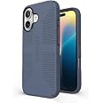 Speck CandyShell Grip iPhone 16 Case - Slim MagSafe - Mystery Blue/Faded Denim