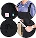 Adjustable Bib Apron with 2 Pockets - Cooking Kitchen Aprons for Women, Men, Chef - Black (2)
