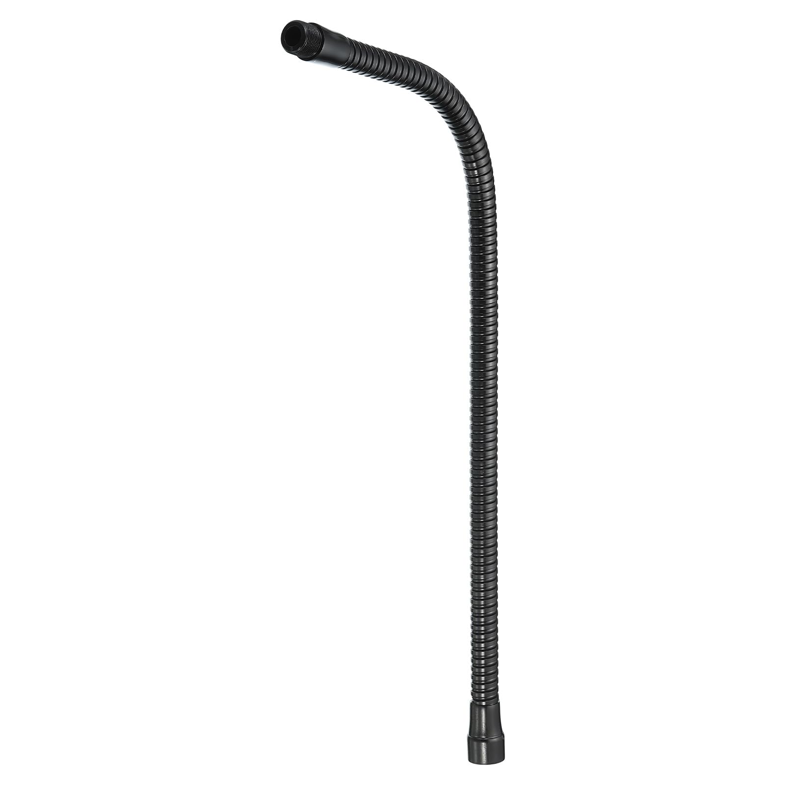 PATIKIL 19" Microphone Gooseneck, 5/8"-27 Thread Metal Universal Hose Flexible Arm Gooseneck Tube Extension for Multifunction DIY, Black — image 1