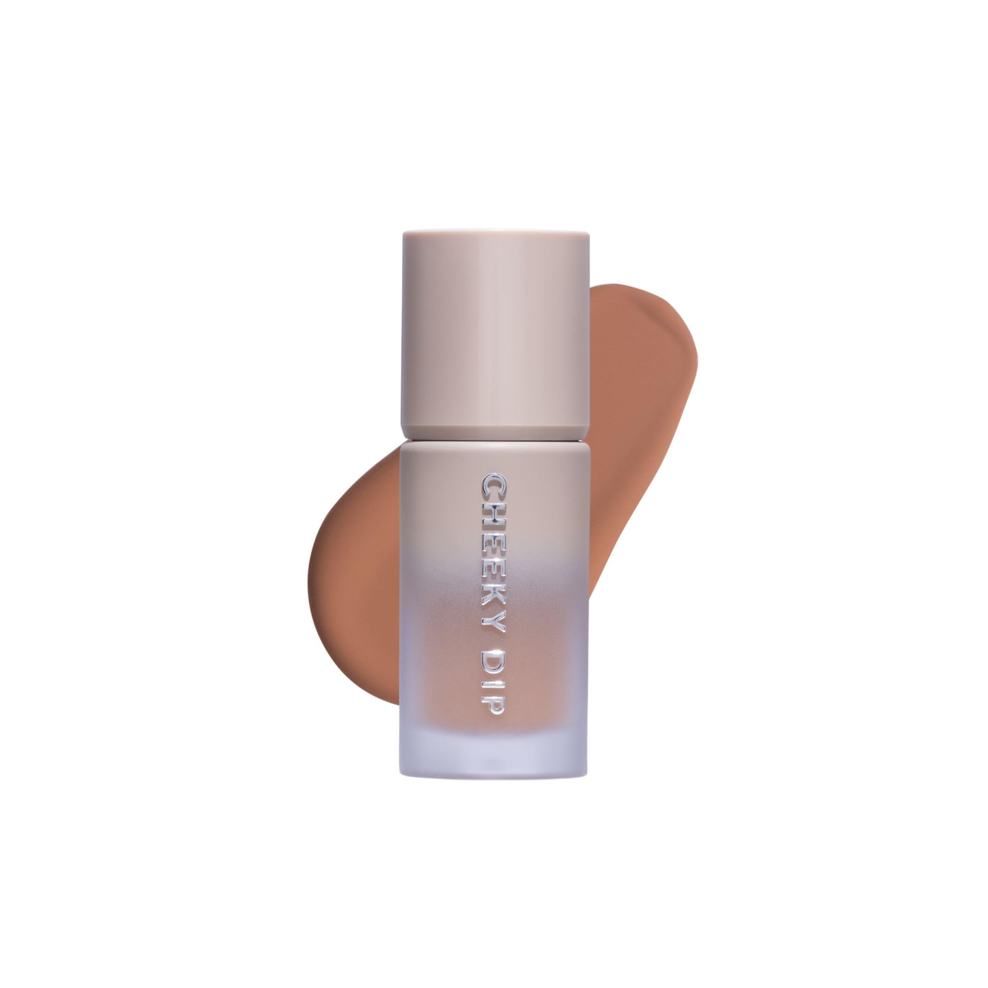 W7 Cheeky Dip Liquid Bronzer - Pigmented Face Bronzing Makeup - Satin Matte Finish - Fierce