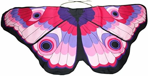 Sasha Kids Girls Fairy Butterfly Wings (Pink-Purple)