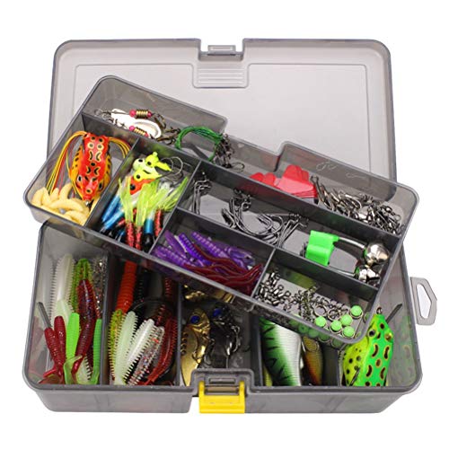 Hbao 168Pcs / Set Multifunktions-Angelköder Hooks Kit Zubehör für Angelgeräte – Bild 7