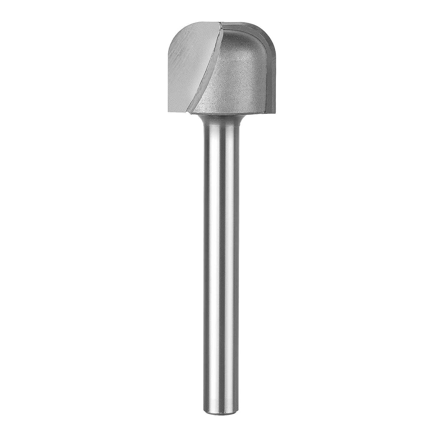 SpeTool Bowl and Tray Router Bit, 1/4 Inch Shank, 3/4 Inch Cutting Diameter, 2-Flute Tungsten Carbide Dish Carving Milling Cutter, 70mm Length