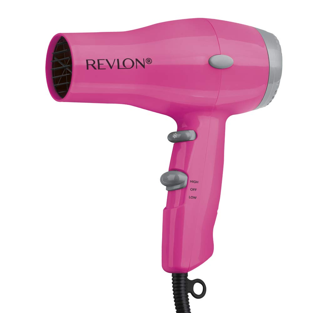 Revlon 1875W Lightweight Compact Travel Hair Dryer, Black: Beauty