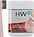 Hollywood Perfect Activated Charcoal Powder Teeth Whitening Formula With Mint Flavor, Charcoal Bristles Toothbrush Included, Improve Dental Health, Quick Results Against Coffee And Tea Stains