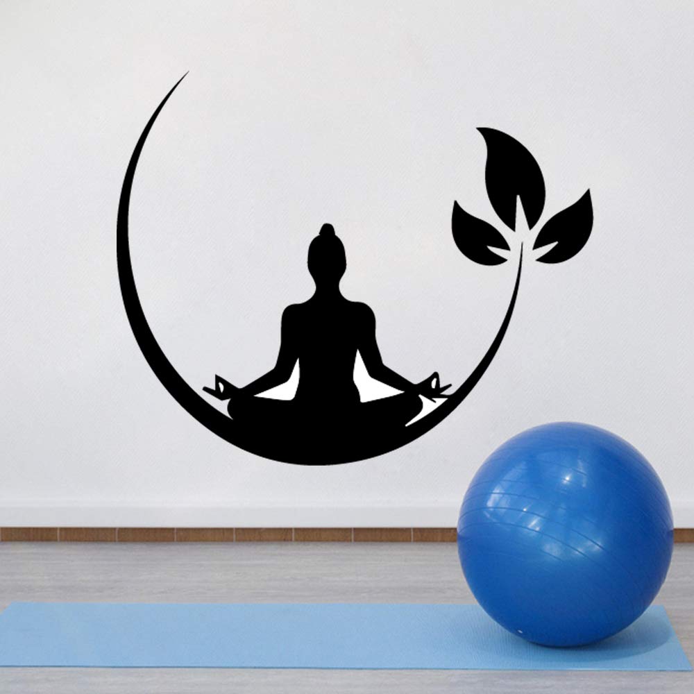 WWYJN Yoga Buddhism Zen Wall Decal Bedroom Removable Wall Sticker ...