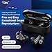 TRN T200 Wireless Earbuds, TWS 1DD+1BA Hybrid Driver IPX5 Waterproof True Wireless APTX QCC3020 Bluetooth 5.0 Earphone Stereo HiFi Sound in-Ear Headset Sport Headphone with CVC 8.0 for Cell Phone
