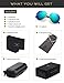 LUENX Aviator Sunglasses Men Women Mirror Polarized UV400 Metal Frame 60MM (Silver -5, 60)