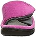 isotoner womens Adjustable Memory Foam W/ Smartdri Slide Slipper, Tickle Pink, 7.5-8 US