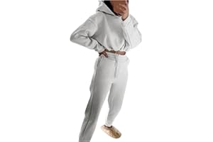 JMMSlmax 2 PC Sweatsuit Set Men Women Oversized Long Sleeve Hoodie Pullover Sweatshirt Sweatpants Tracksuit Jogger Sweatpants