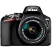 Nikon D3500 24.2MP DSLR Camera + AF-P DX 18-55mm VR NIKKOR Lens Kit + Accessory Bundle 64GB SDXC Memory + SLR Photo Bag + Wide Angle Lens + 2.2X Telephoto Lens + Flash+Tripod +Filters (Black)thumb 1