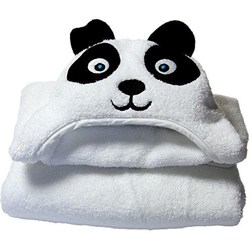 Little Ashkim Panda Hooded Towel (2T-5T)