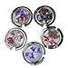 UNIQLED Pack of 5 Assorted Color Flower Womens Bag Purse Hook Folding Handbag Hanger