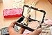 Keyzone Lovely Fake Eyelashes Earrings Necklace Container Rose Jewelry Box Mirror Storage
