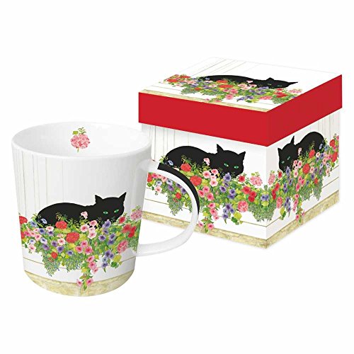 Gift Mug with Black Cat