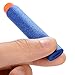 Acekid 100pcs Foam Bullet Darts for Nerf N-strike Elite Series Darts Kid Toy Gun Refill Pack Blue (100pcs)