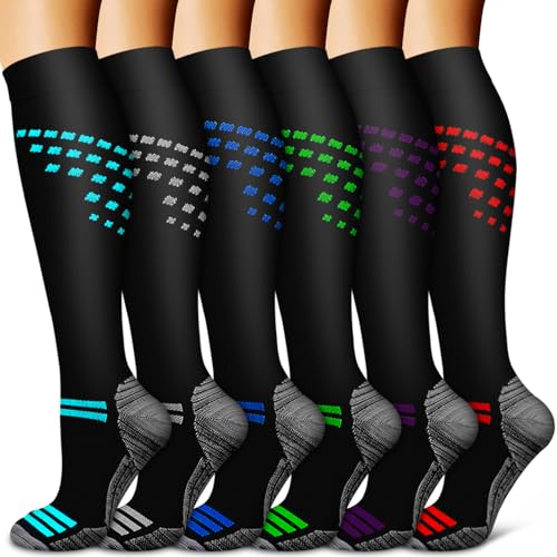 Copper Compression Socks for Nurses and Runners