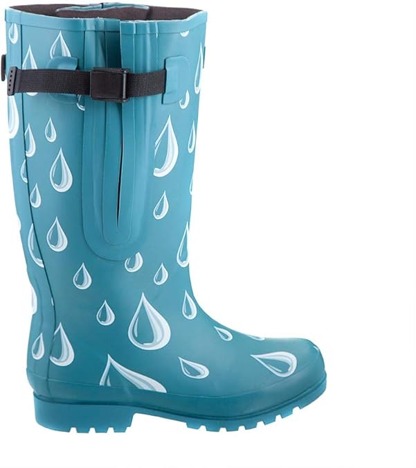 Jileon Extra Wide Calf Rubber Rain Boots for WomenWidest