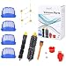 KEEPOW Replacement Accessories Kit for iRobot Roomba 600 Series 675 690 680 671 652 650 620 614 595 Vac Parts, 4 Hepa Filters,4 Side Brushes,1 Flexible Beater Brush,1 Bristle Brush,2 Cleaning Tool