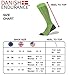 Anti-Tick Merino Wool Outdoor Socks (Fuchsia/Orange 1 Pair, US Women 5-7//US Men 3.5-6)