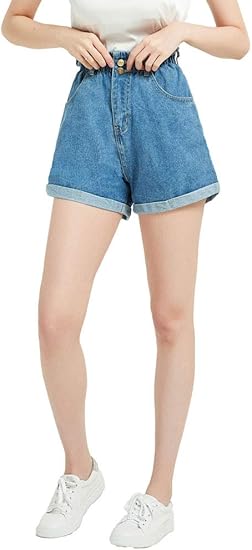 high waisted jean shorts canada