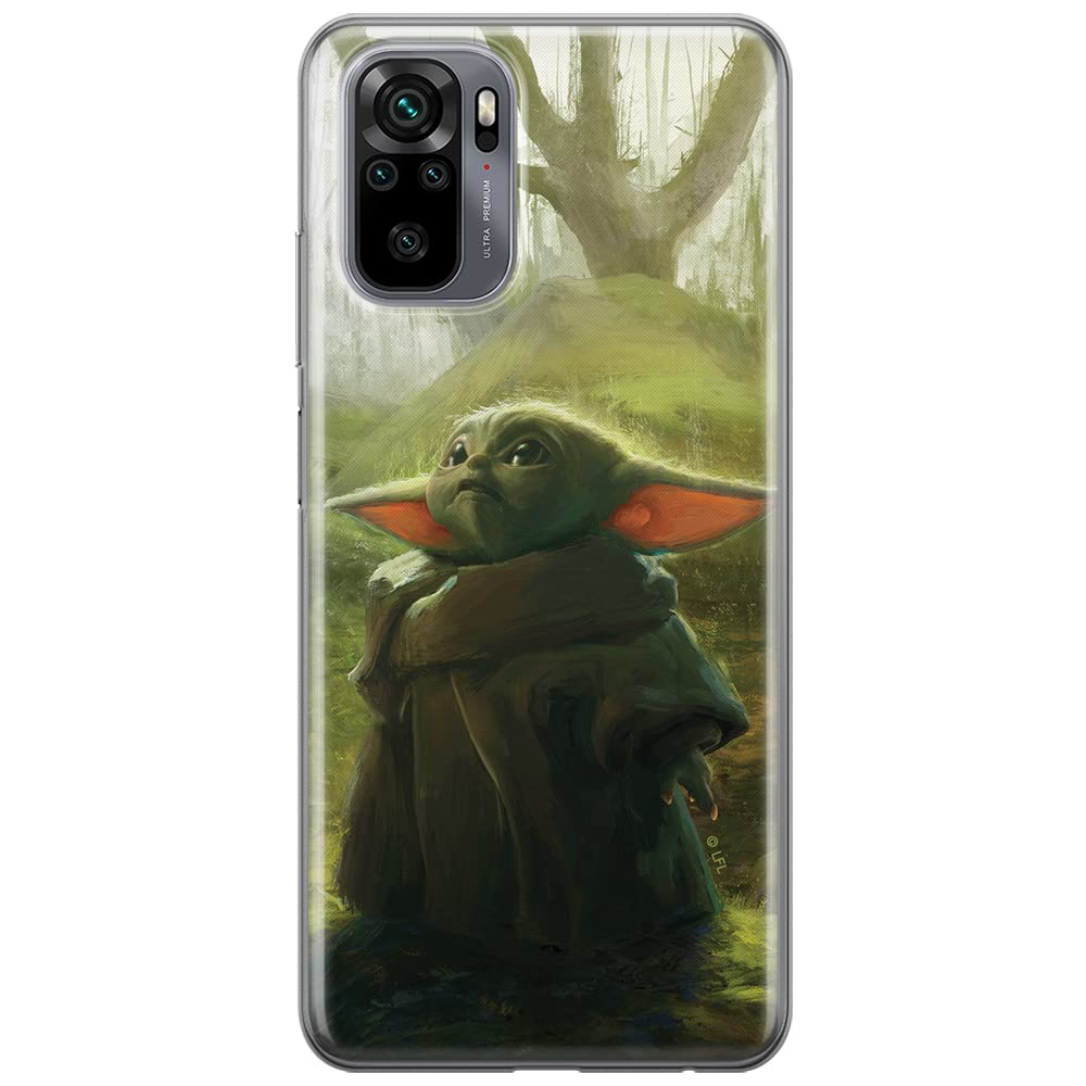ERT GROUP mobile phone case for Xiaomi REDMI NOTE 10/ 10S original and officially Licensed Star Wars pattern Baby Yoda 017 optimally adapted to the shape of the mobile phone, case made of TPU