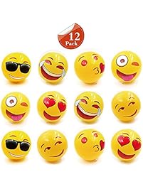 12" Emoji Inflatable Beach Balls 12 PCS