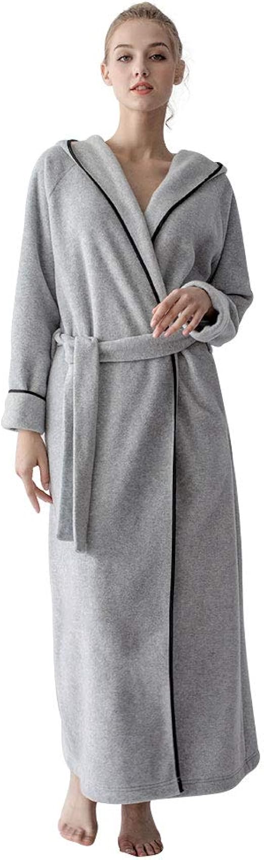 7 VEILS Women and Men Microfleece Ultra Long FloorLength Hooded