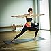 Youphoria Yoga Microfiber Towel Non-Slip Yoga Mat Towel - Hot Yoga Towel for Sweat & Grip... (Gray Towel/White Stitching)