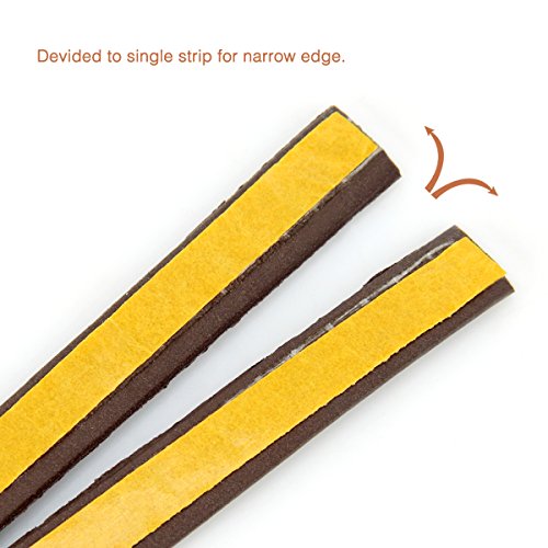 image for AUSPA 50 Feet, Weather Stripping,Door Window Adhesive Seal Strips for 