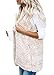 Wollsolo Womens Sleeveless Fuzzy Cardigan Hoodie Sherpa Fleece Open Front Vest with Pockets