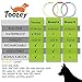 Toozey LED Dog Collar, 20 Hrs Runtime, USB Rechargeable, IP68 Water & Cold Resistant, 3 Modes Light Up Collar for Pet Night Safety, One Size Fits All Dogs & Cats, 10-27.5