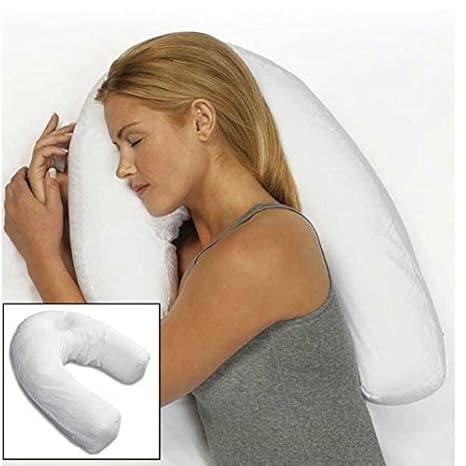 Bluelover Algodón De Los PP En Forma De U Almohada Blanco Lado ...