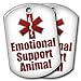 2 Emotional Support Animal ID Tags - 1 Low Price
