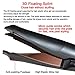 Professional Hair Straightener and Curler 2 in 1 Flat Iron Tourmaline Ceramic Twisted Plate Curling and straightening Iron in One for All Hair Types with LCD Display & Auto Shut-Offthumb 3
