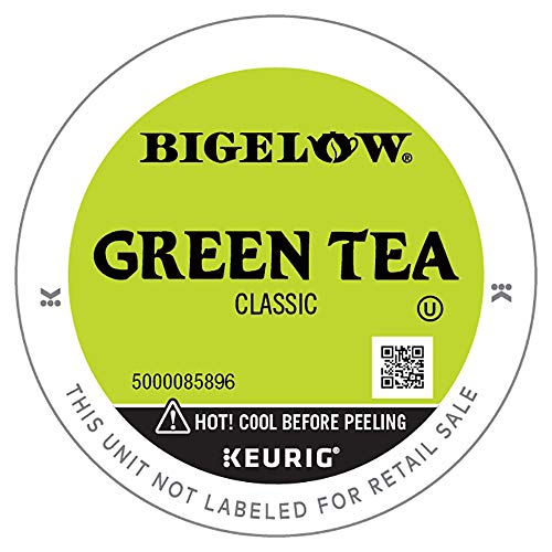Bigelow Green Tea Keurig KCup Pods, Caffeinated, 12 Count (Pack of 6