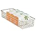 InterDesign Classico Kitchen Pantry Cabinet Wire Basket Orgainzer, Satin