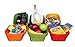 Colorbasket Hand Woven Waterproof Rectangular Basket, Gray