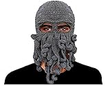Amurleopard Unisex Barbarian Knit Beanie Octopus (One size, Grey#)