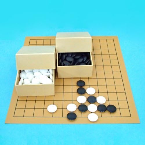 囲碁入門セット 収納便利な塩ビの9 13路碁盤とｐ碁石ミニセット
