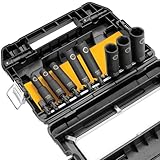 DEWALT Impact Socket Set, SAE, 3/8-Inch, 10-Piece (DW22838)