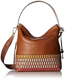 Fossil Maya Small Hobo Handbag, Pink/Multi